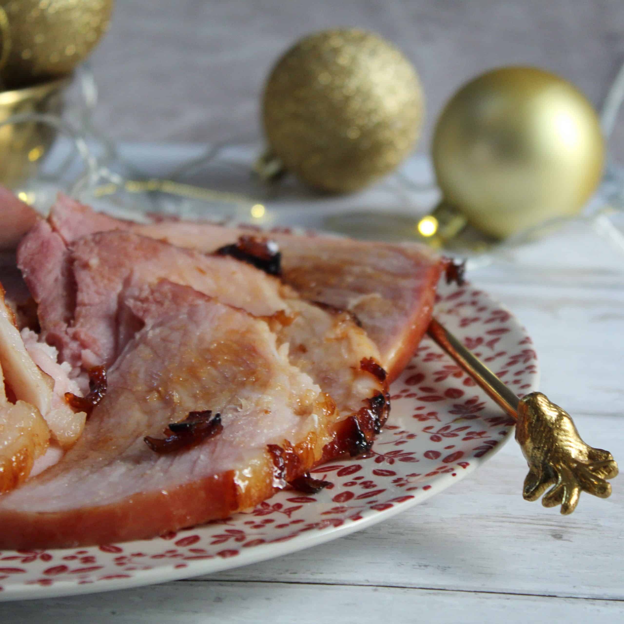 SLOW COOKER HOLIDAY HAM - Butter with a Side of Bread