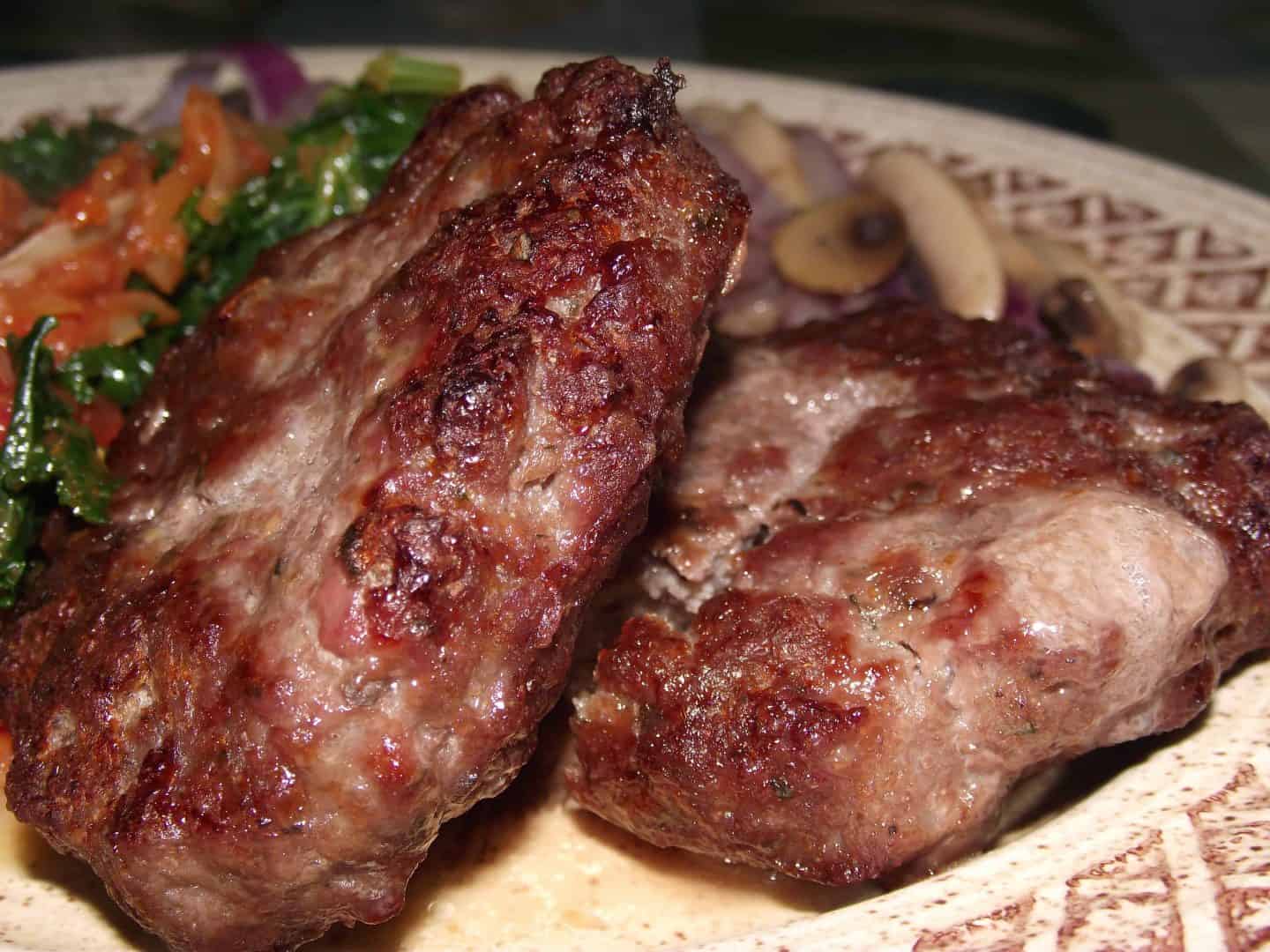 Juicy gluten free burgers from The Black Farmer