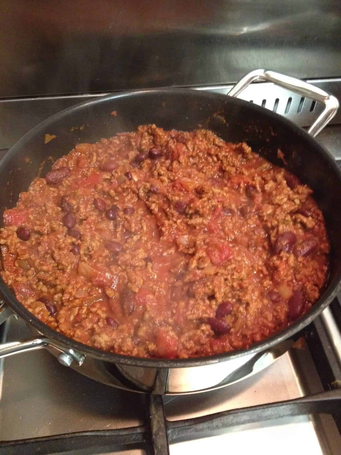 Warming winter lunches series: Gluten free smoky chilli, with a kick!