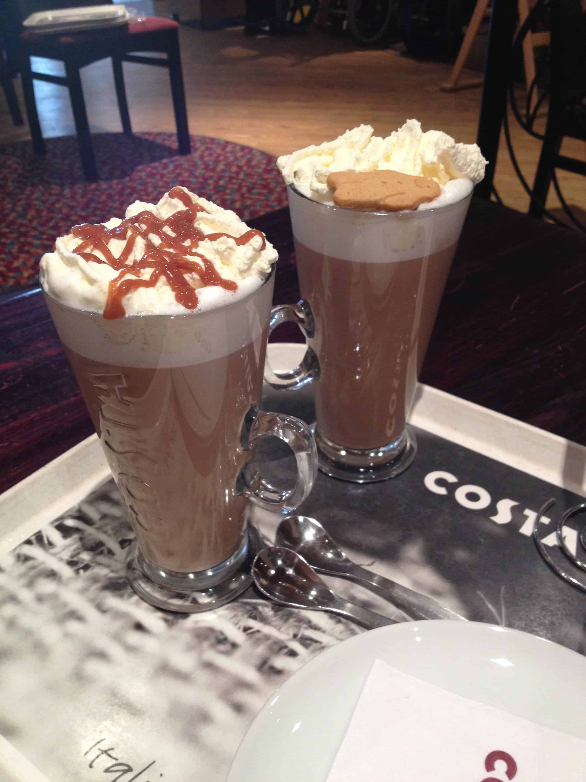 Costa Coffee Gluten Free Christmas Menu (Updated for 2021)