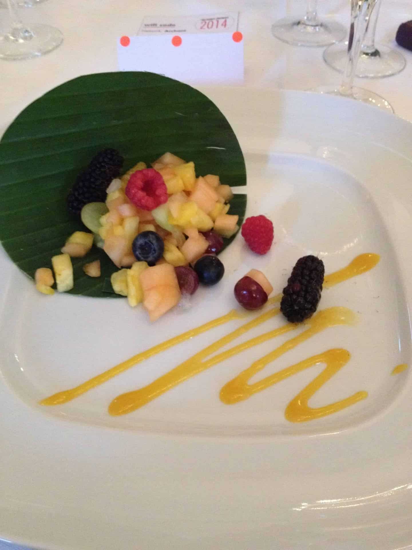 Eating gluten free at awards dos: bring on the fruit salad…