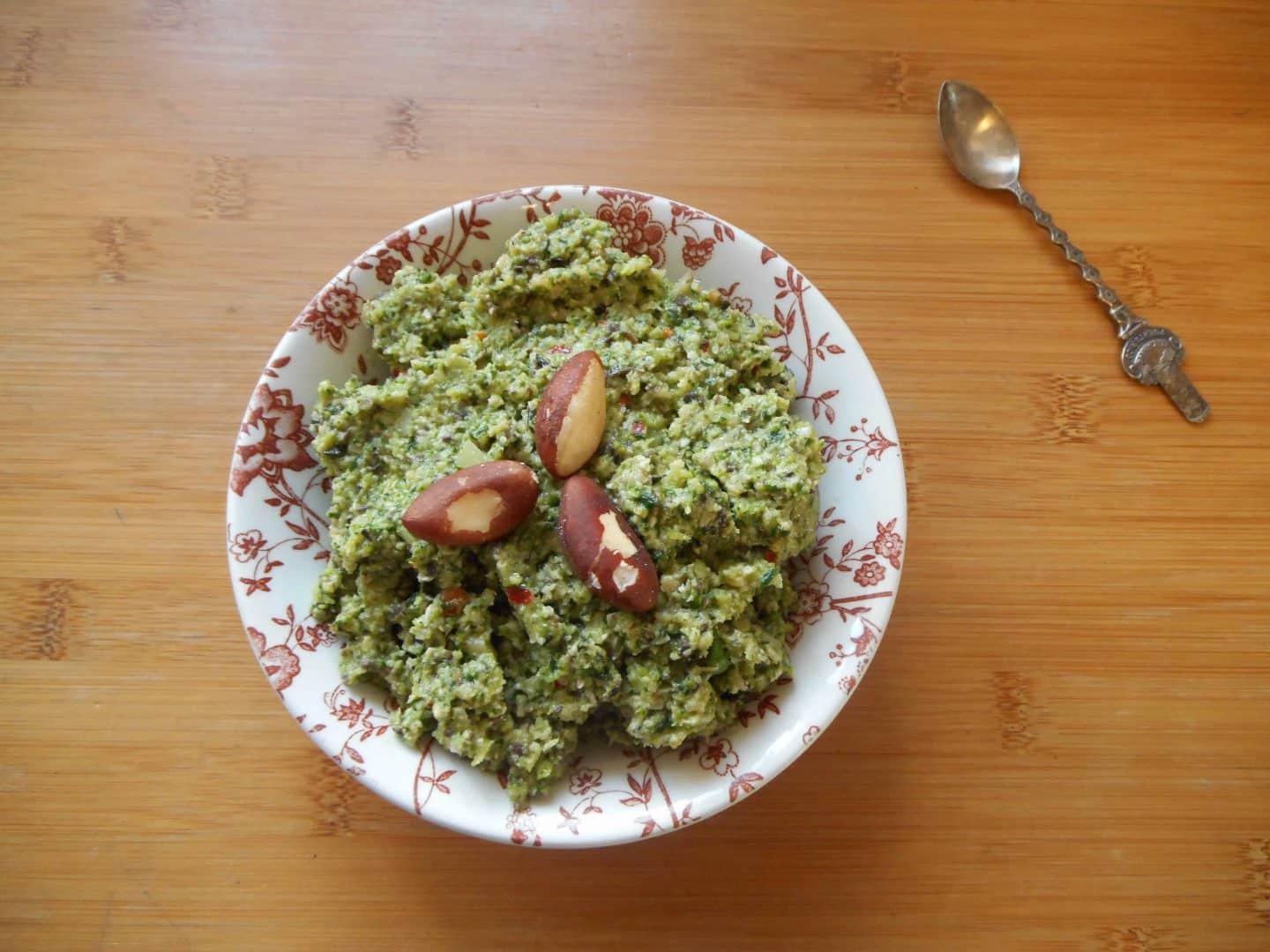 Brazil nut and broccoli pesto – gluten free, cow’s milk free
