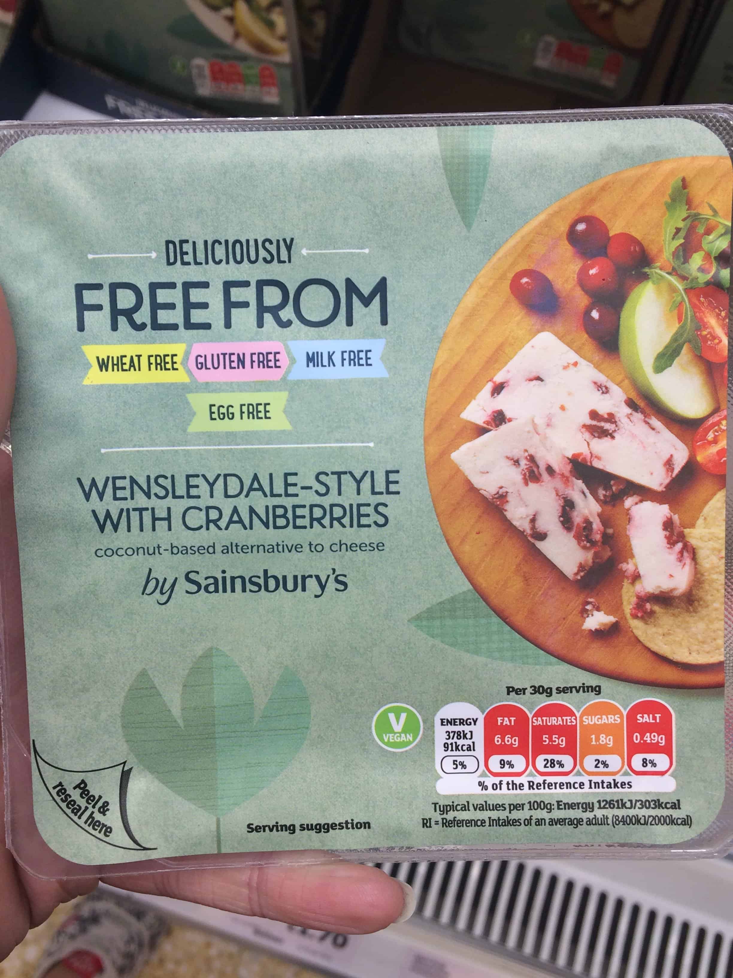 New Sainsbury's free from pizzas, pies, dairy free cheeses and more