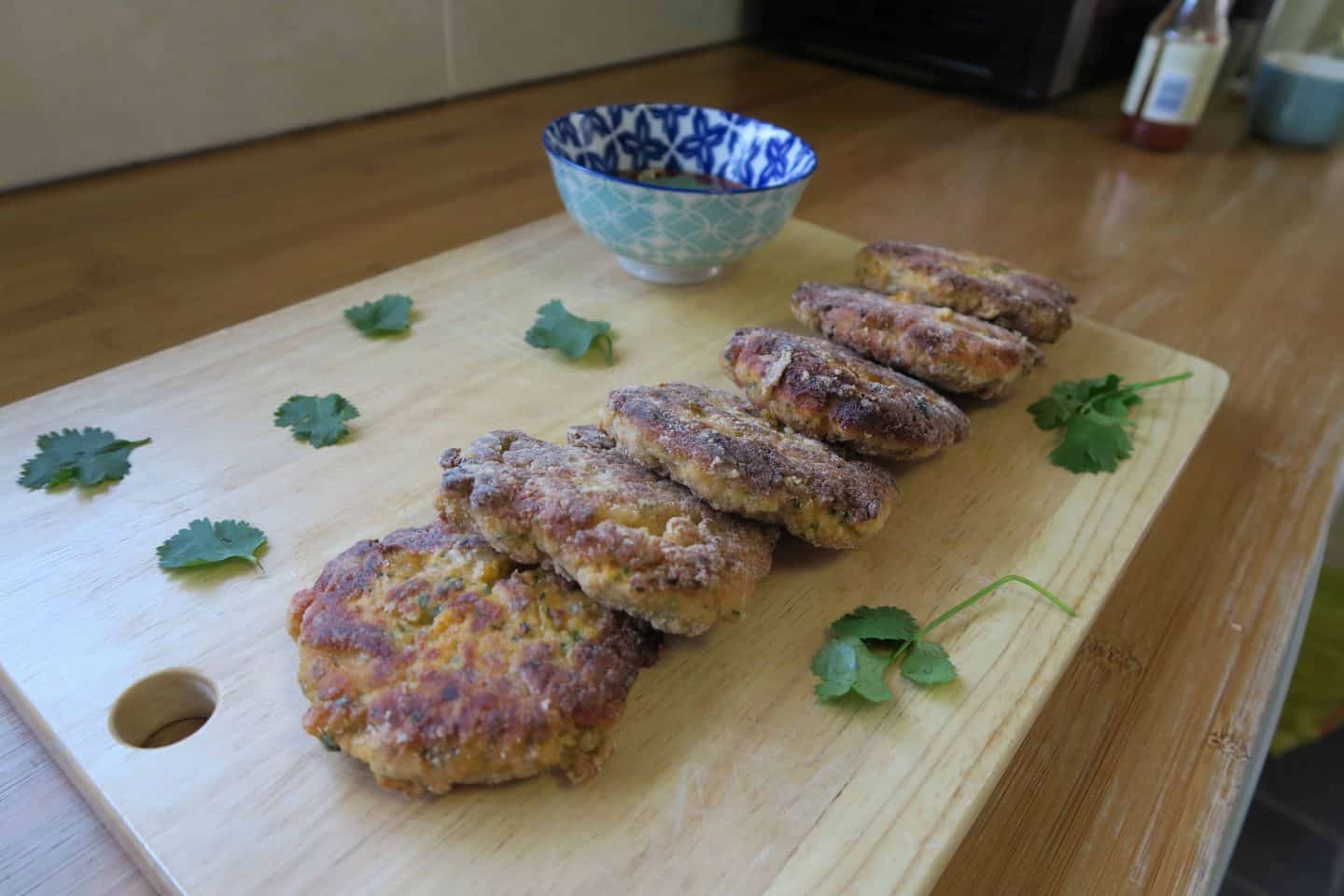 Recipe: Gluten free Thai prawn fish cakes for The Great Mashed Veg Off