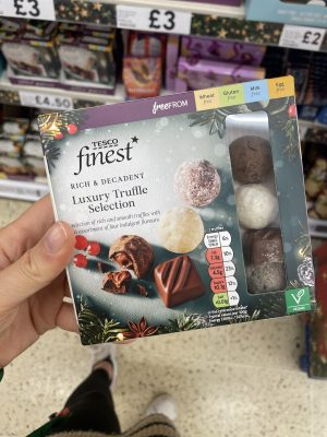 tesco finest free from luxury truffle selection