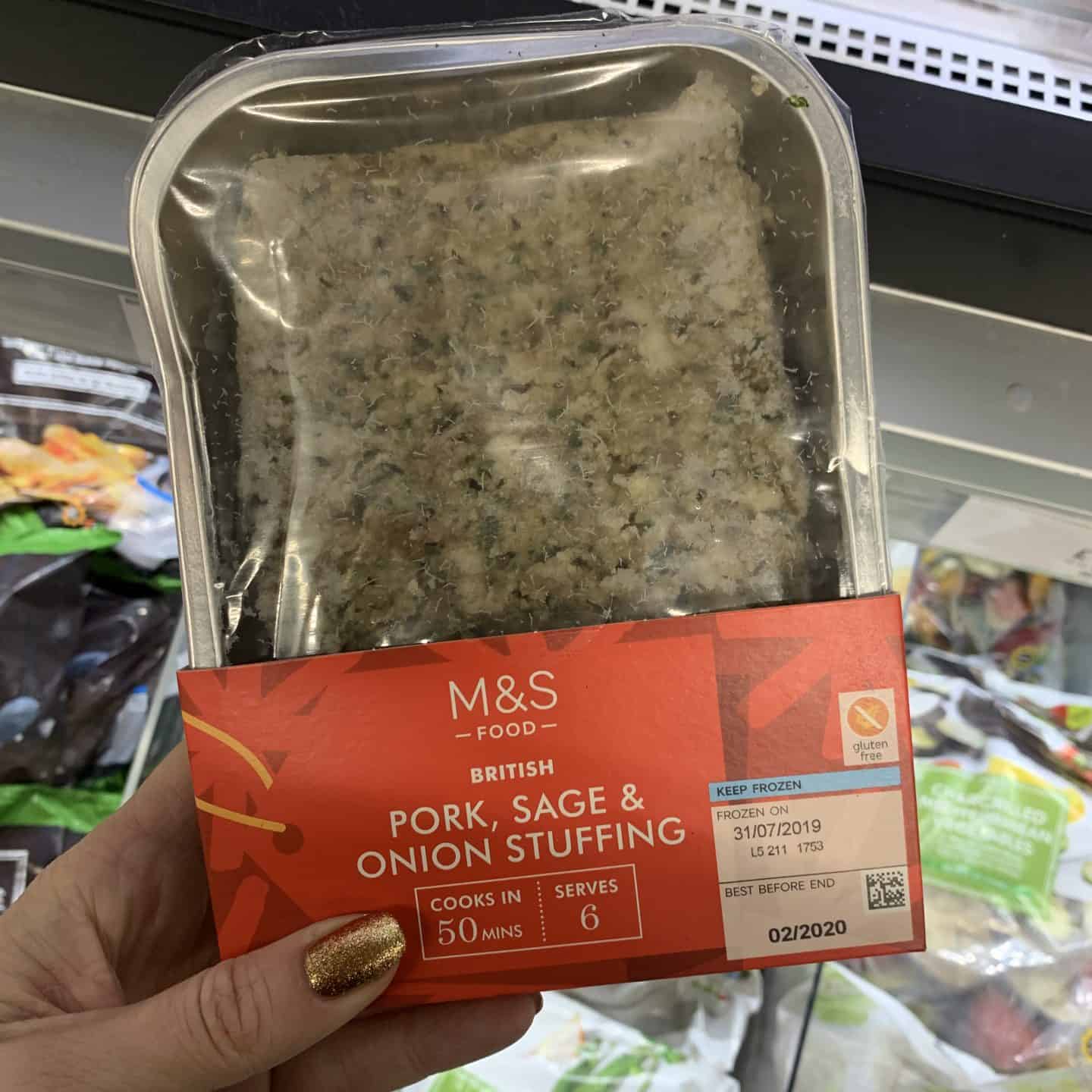 gluten free marks and spencers christmas food 