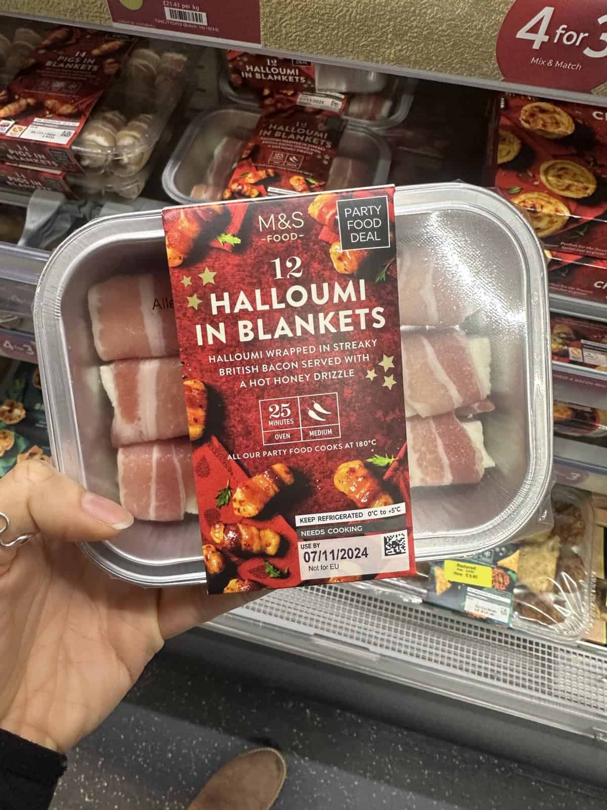 M&S Halloumi Blankets.