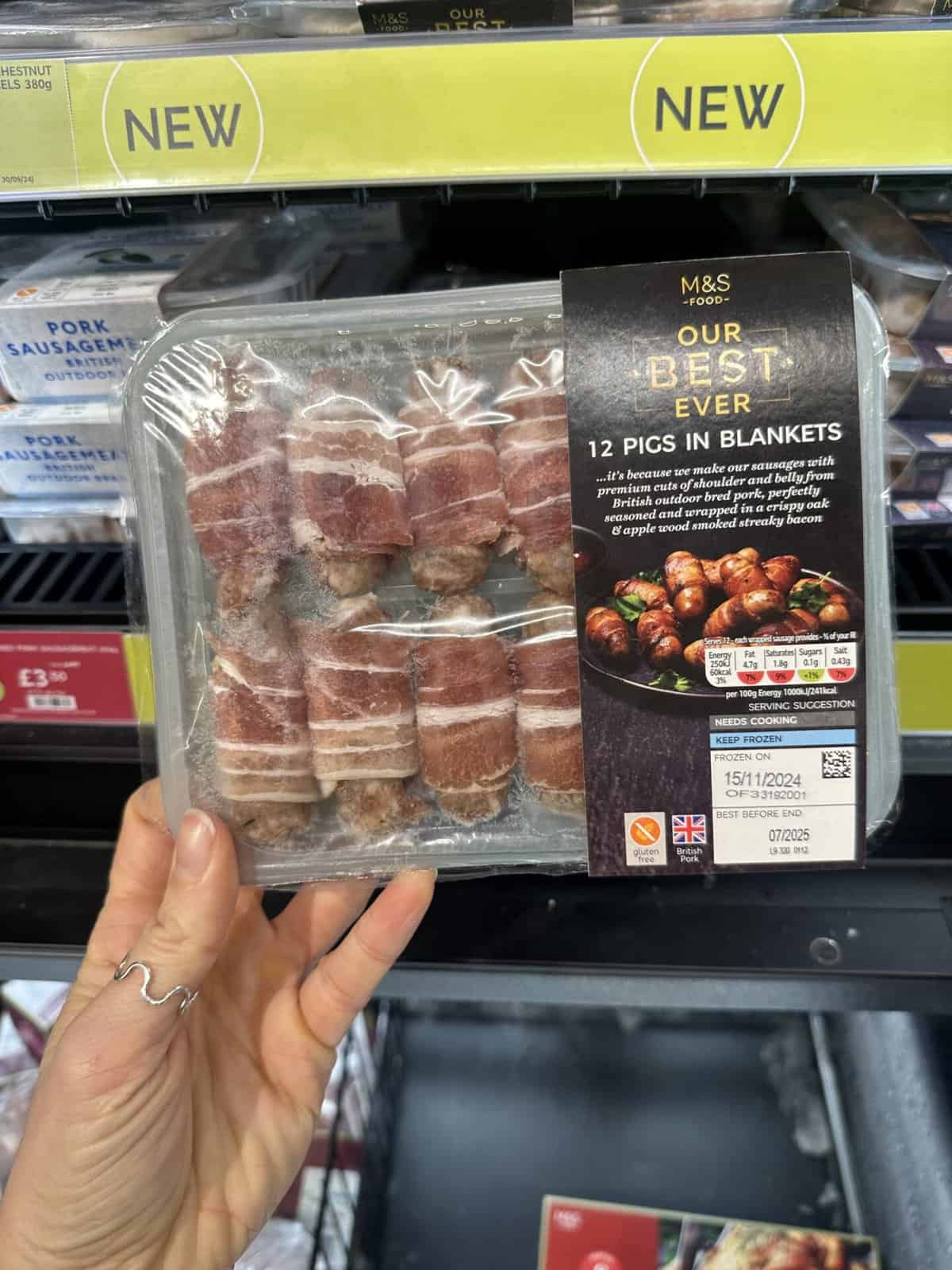 M&S Our Best Ever Pigs in Blankets.
