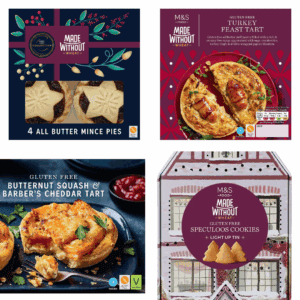 A selection of M&S Gluten Free Christmas food.