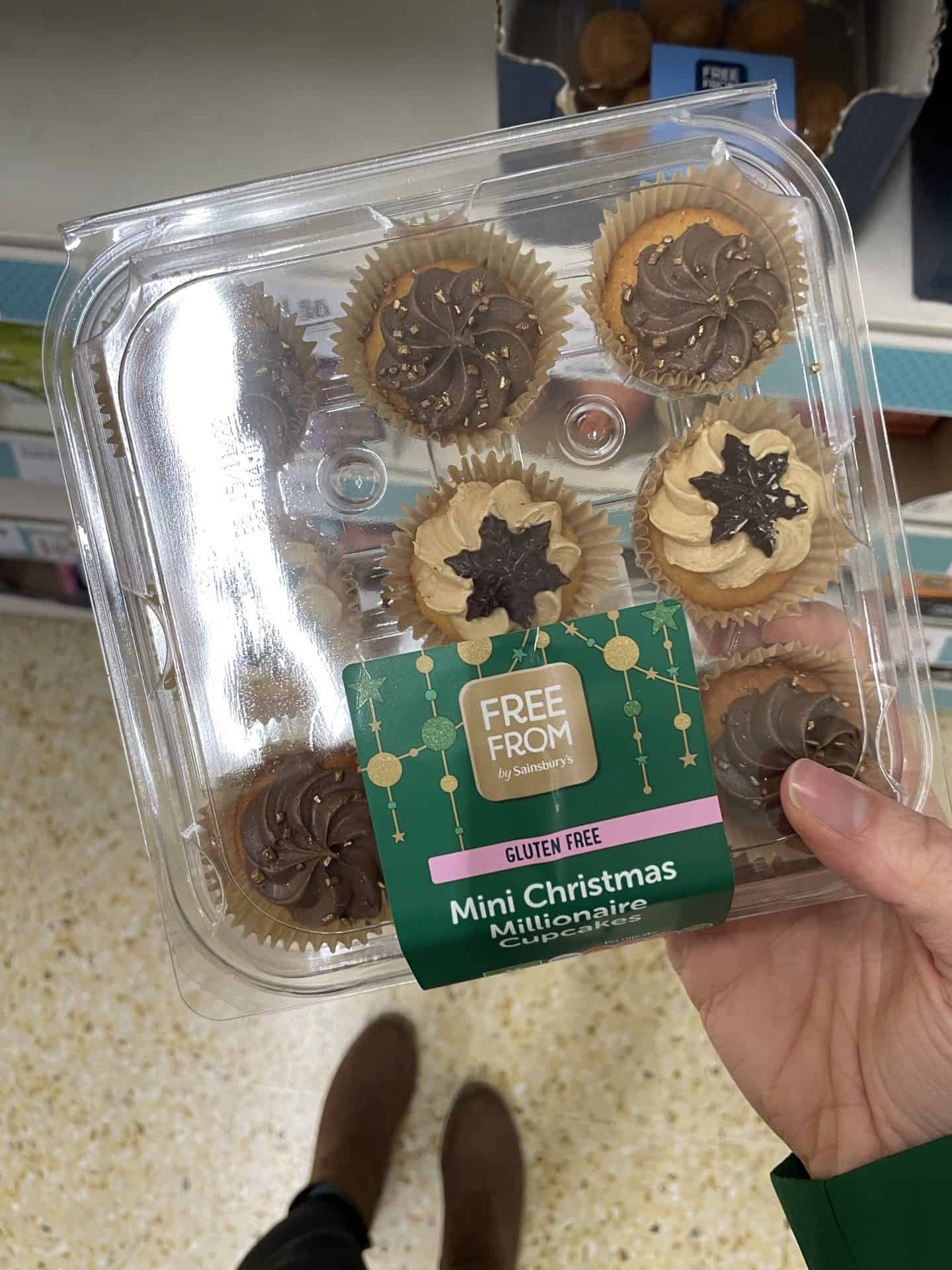 sainsbury's gluten free christmas cupcakes 