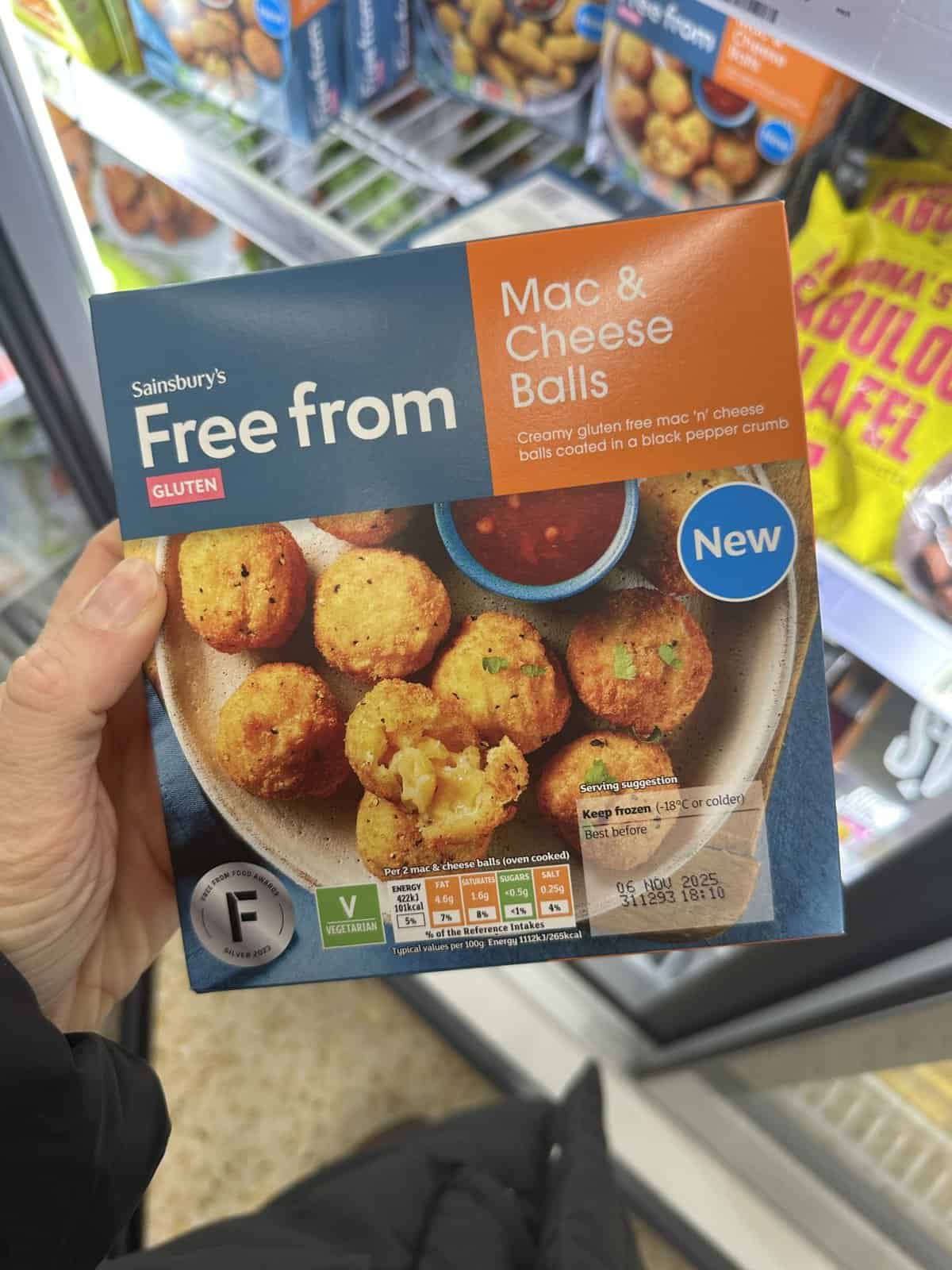 Sainsbury's Gluten Free Mac and Cheese Balls 