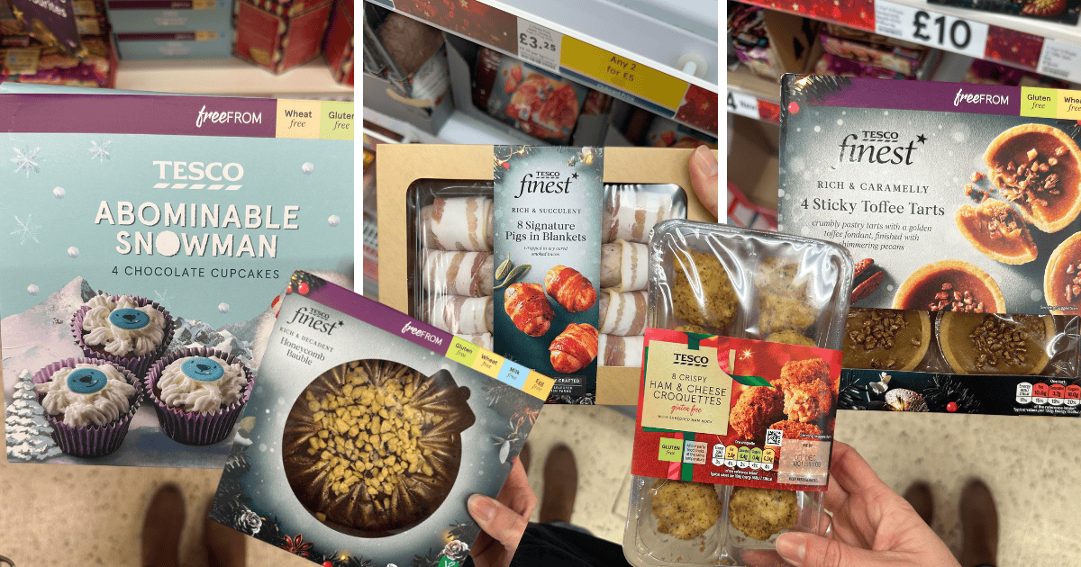 Tesco Gluten Free and Dairy Free Christmas Food (2024)