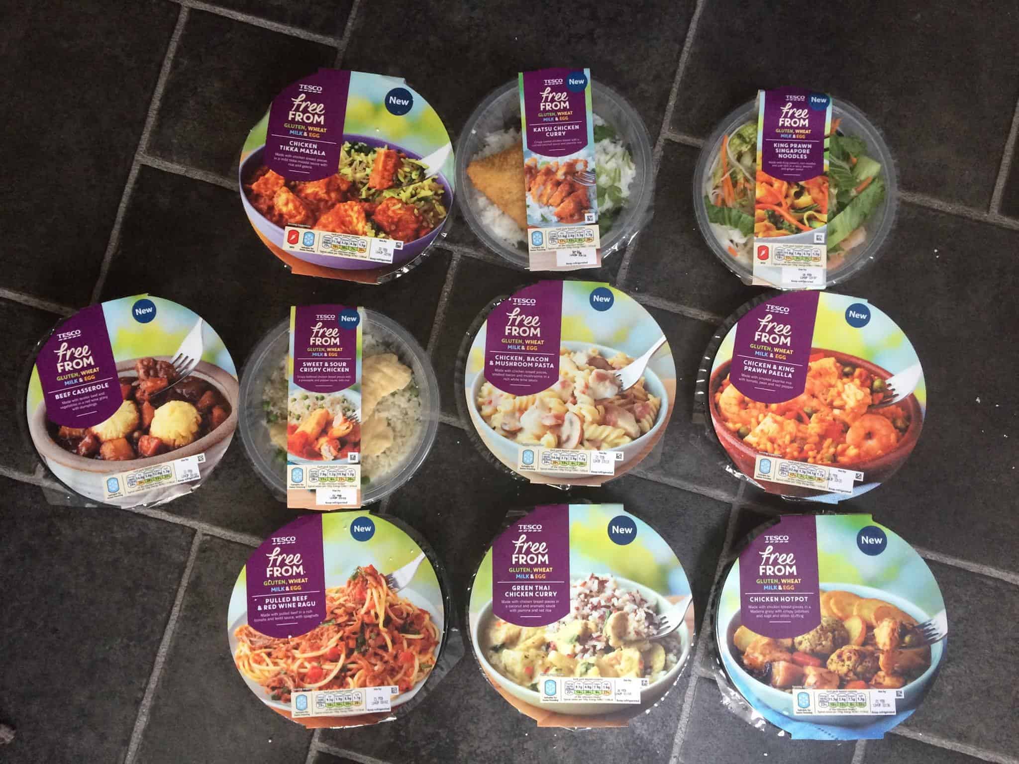 Lactose free ready meals