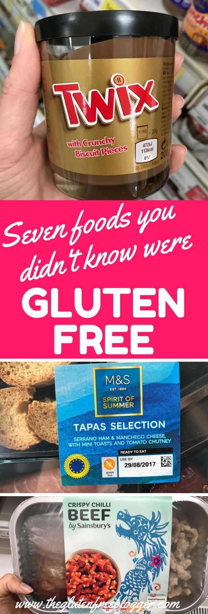 Seven foods you didn't know were gluten free in the UK by The Gluten Free Blogger - www.theglutenfreeblogger.com