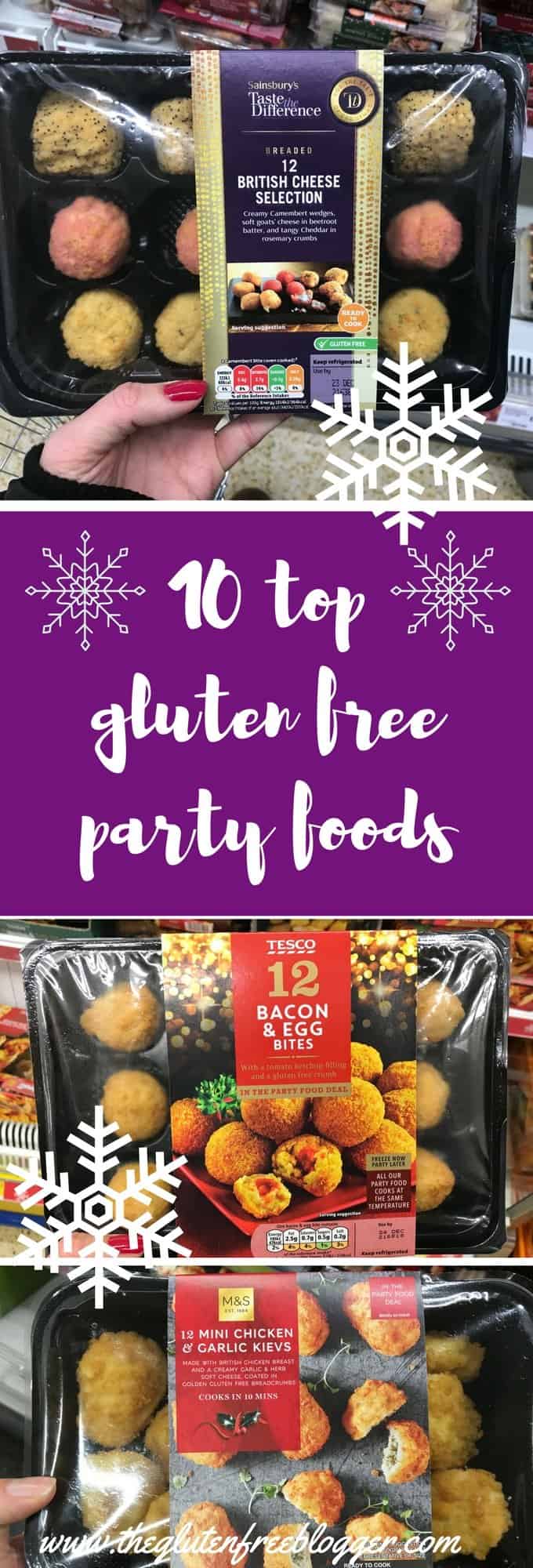 10 gluten free party food picks - www.theglutenfreeblogger.com
