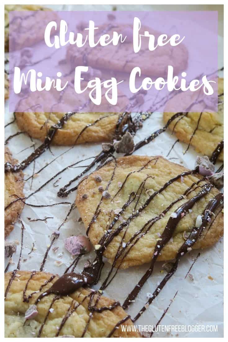 Gluten free Mini Egg cookies - the perfect gluten free Easter recipe, and a great baking recipe to make with children.