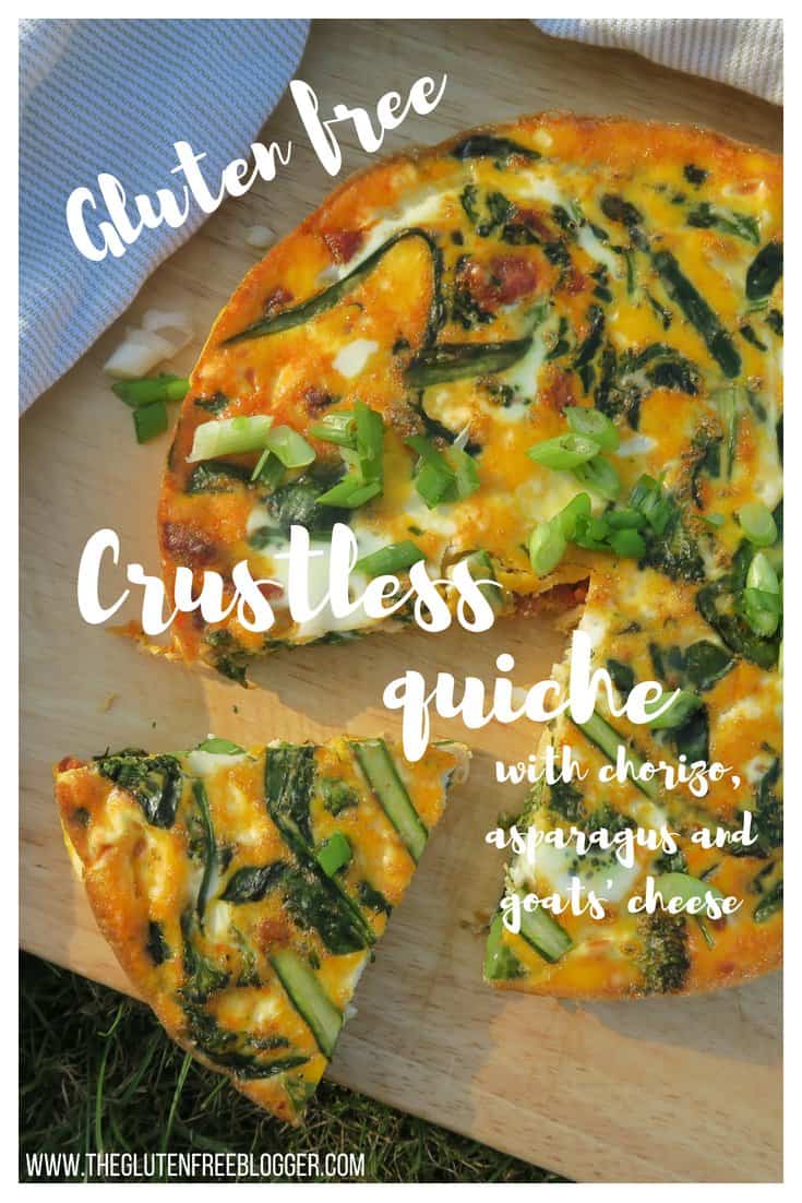 gluten free quiche - crustless quiche - low carb - high protein - easy meal ideas - coeliac friendly