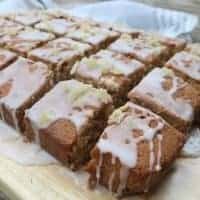 GLUTEN FREE GINGER AND RUM TRAYBAKE DAIRY FREE