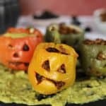 gluten free halloween stuffed peppers