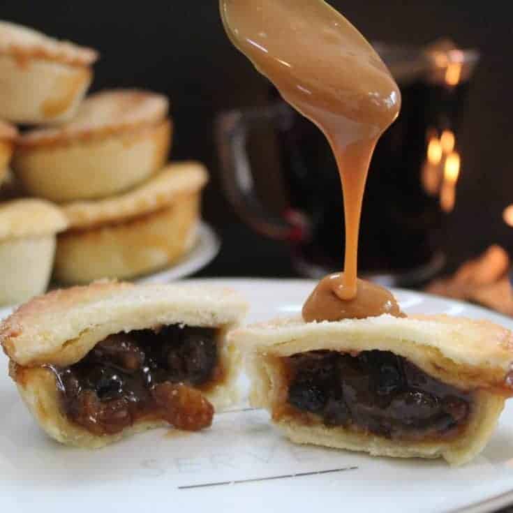 gluten free rum and salted caramel mince pies recipe