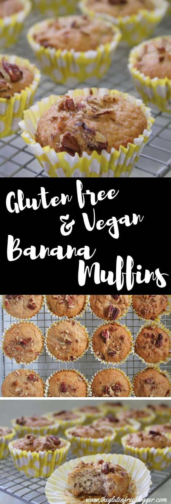 gluten free vegan banana muffins vegan recipe veganuary gluten free egg free dairy free cake