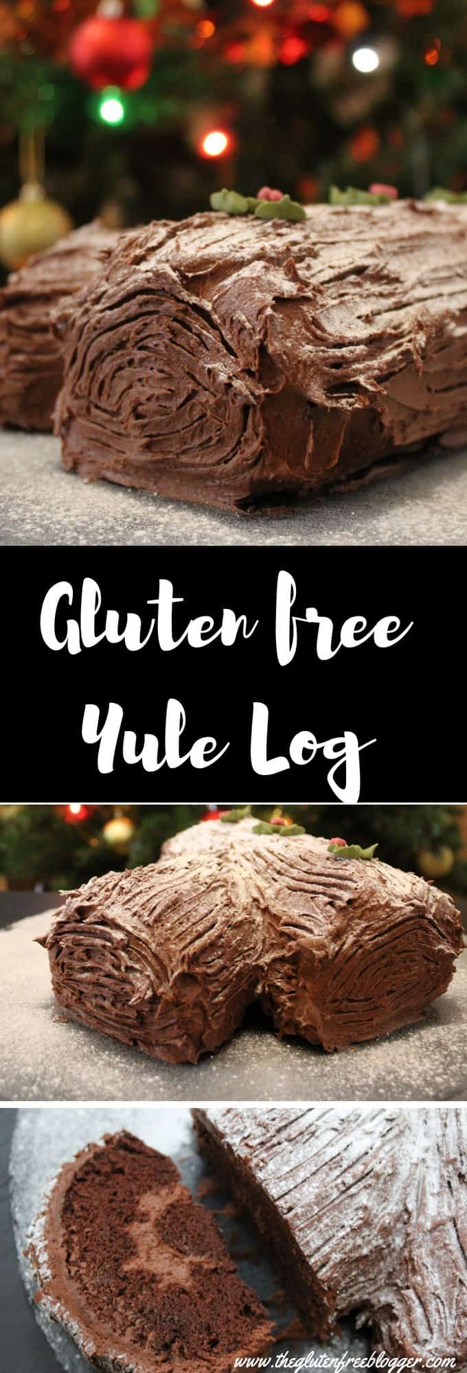 gluten free yule log recipe - christmas recipe - gluten free christmas - coeliac