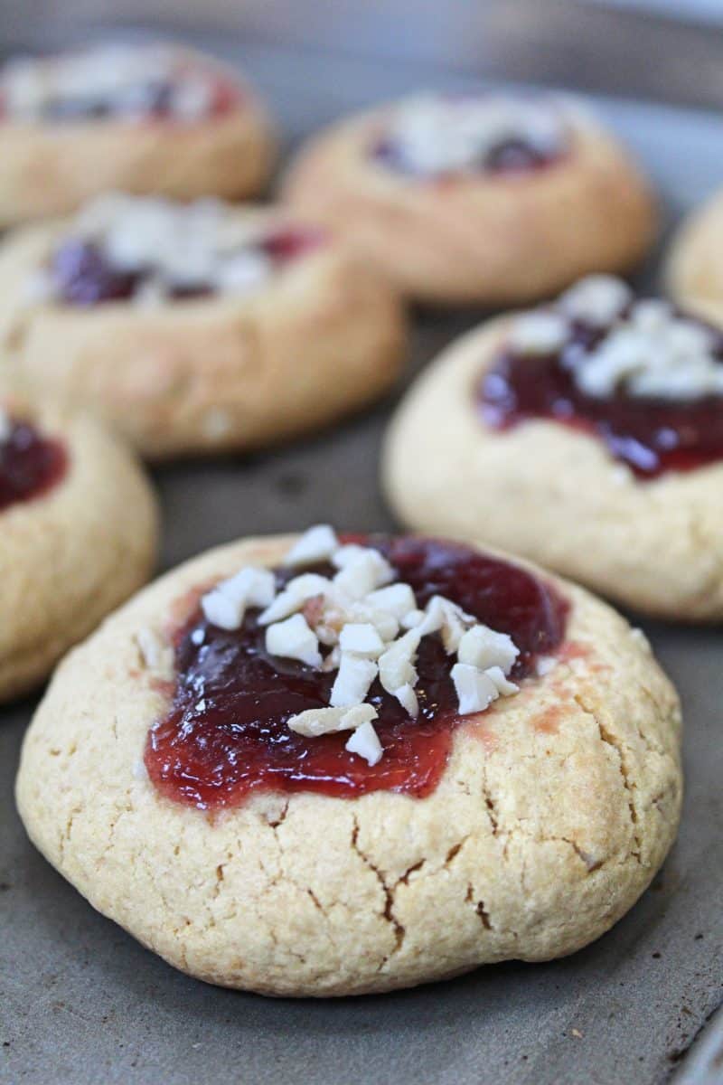 gluten free peanut butter and jelly cookies recipe