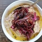gluten free caramelised onion houmous recipe nairns flatbreads