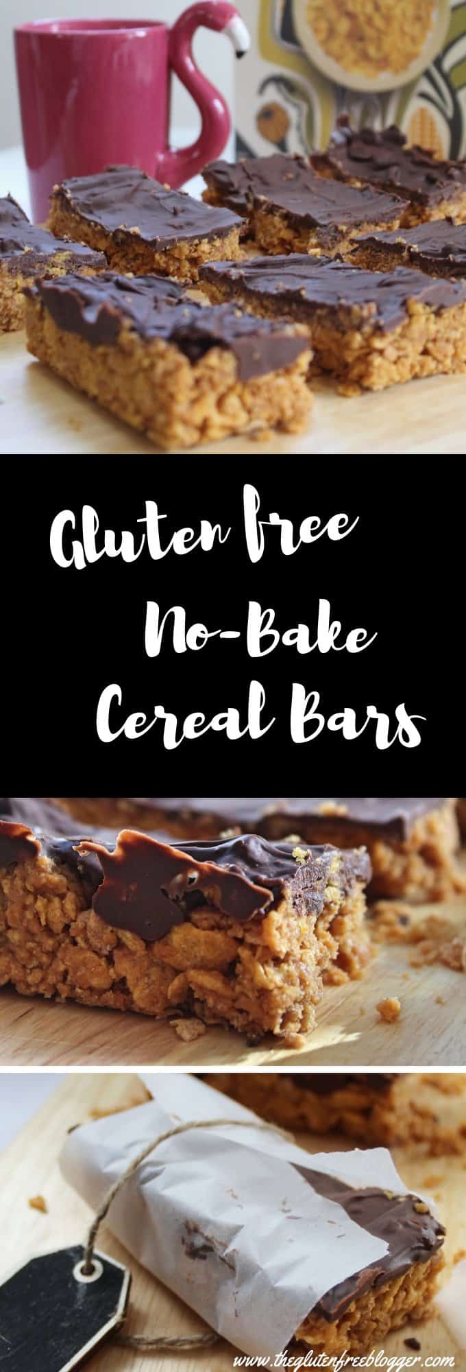 gluten free cereal bars recipe easy no bake snacks coeliac