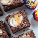 gluten free creme egg brownies