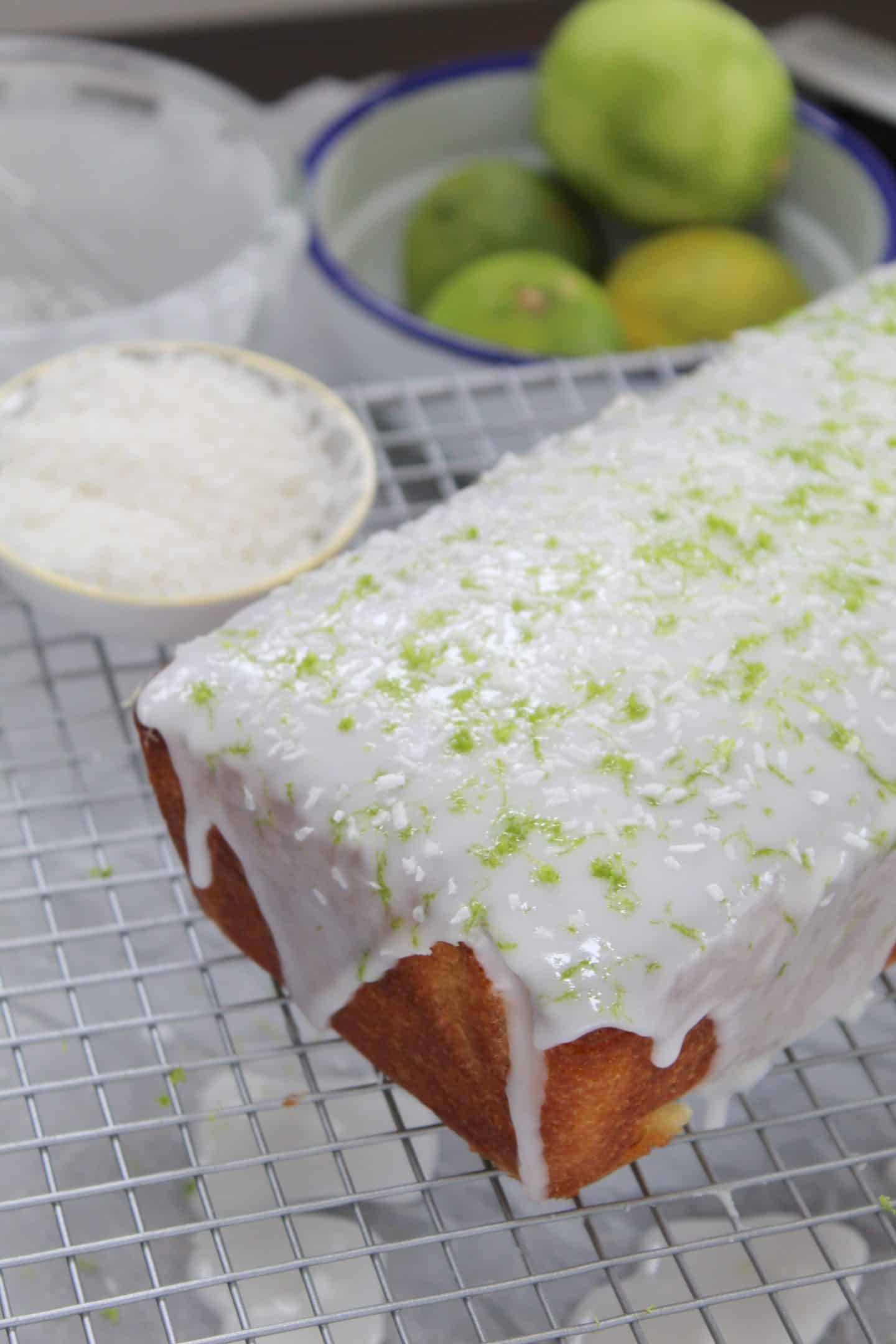 gluten free lime and coconut cake recipe