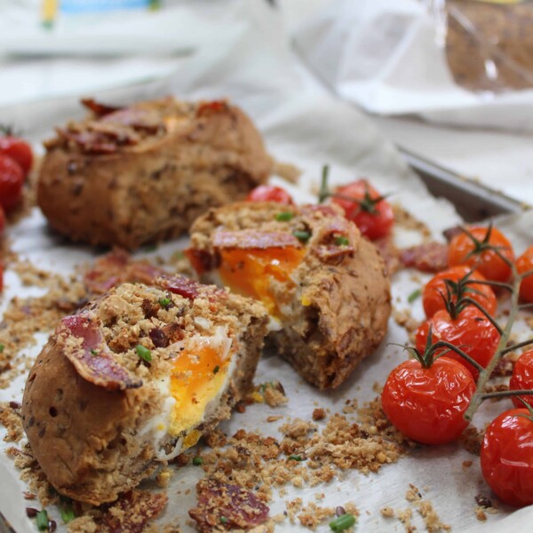 gluten free bread baskets with egg