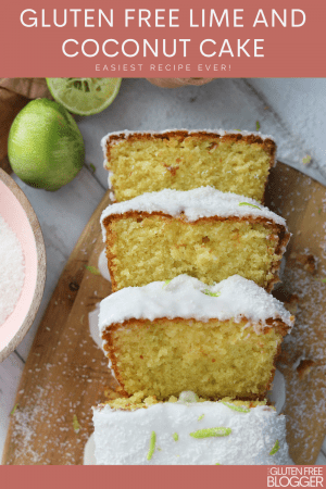 gluten free lime and coconut cake