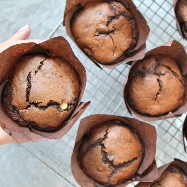 gluten free triple chocolate muffins recipe