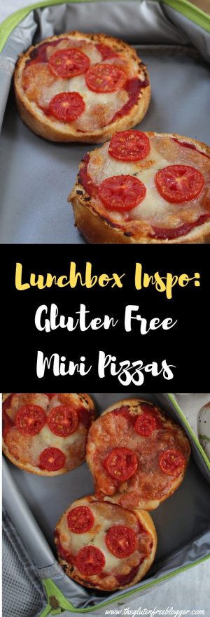 gluten free lunchbox ideas - gluten free children, coeliac children, lunch ideas for kids mini pizzas