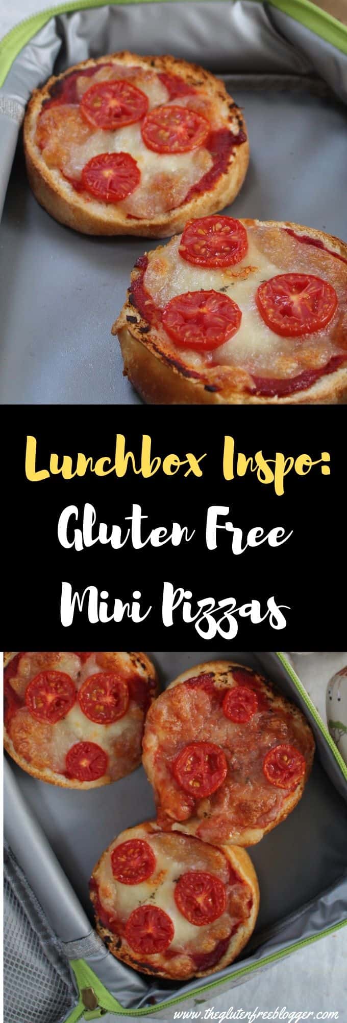 gluten free lunchbox ideas - gluten free children, coeliac children, lunch ideas for kids mini pizzas