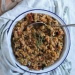 GLUTEN FREE CHORIZO LEEK AND SPRING GREENS RISOTTO RECIPE