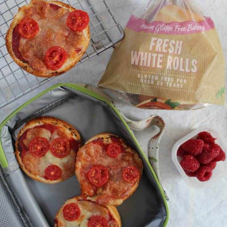 gluten free children's lunch ideas mini pizzas