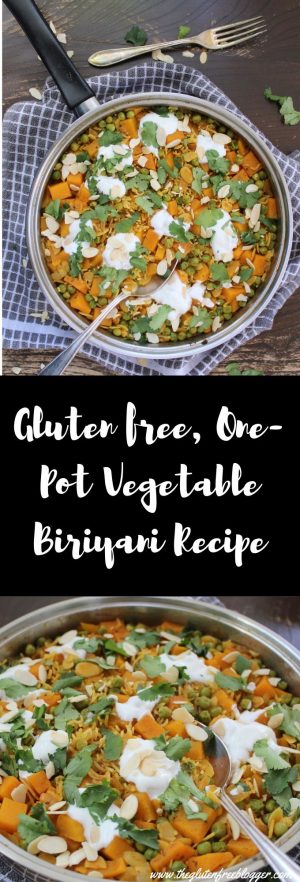 gluten free vegetable biriyani recipe easy one pot meals gluten free coeliac dinner ideas