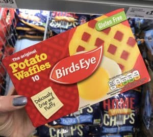 birds eye potato waffles gluten free