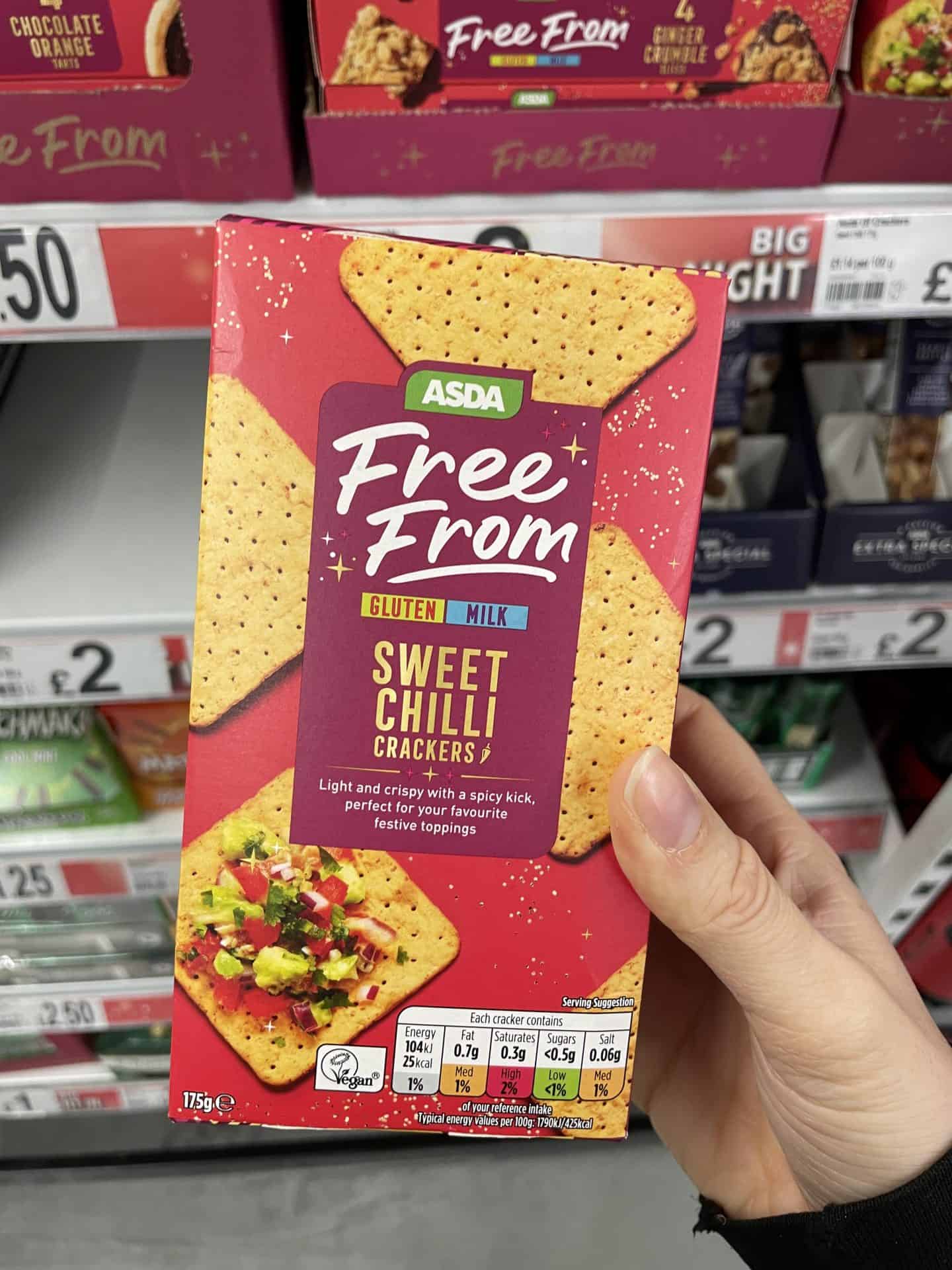 Asda Free From Sweet Chilli Crackers