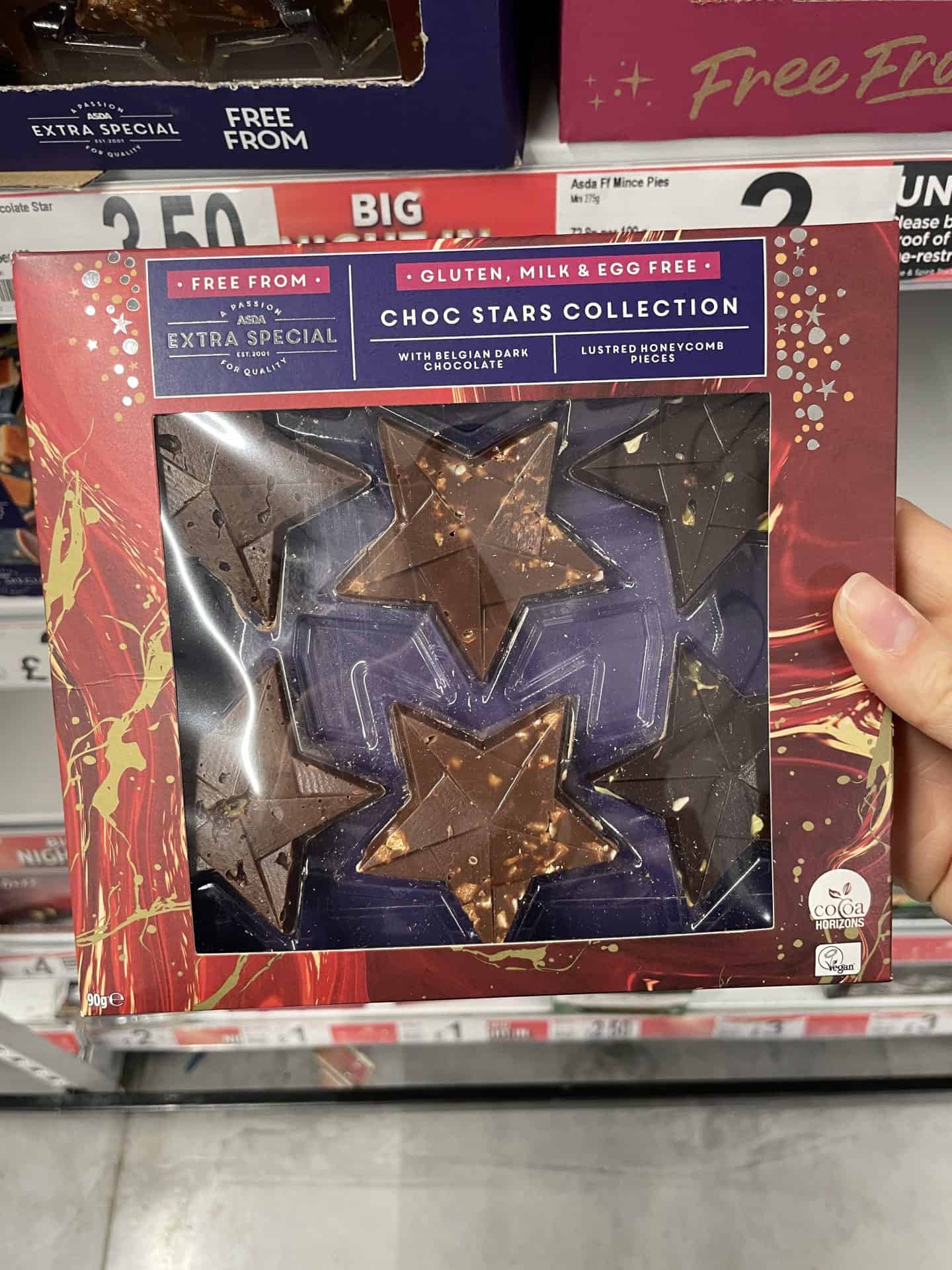 Asda Free From Choc Stars Collection 