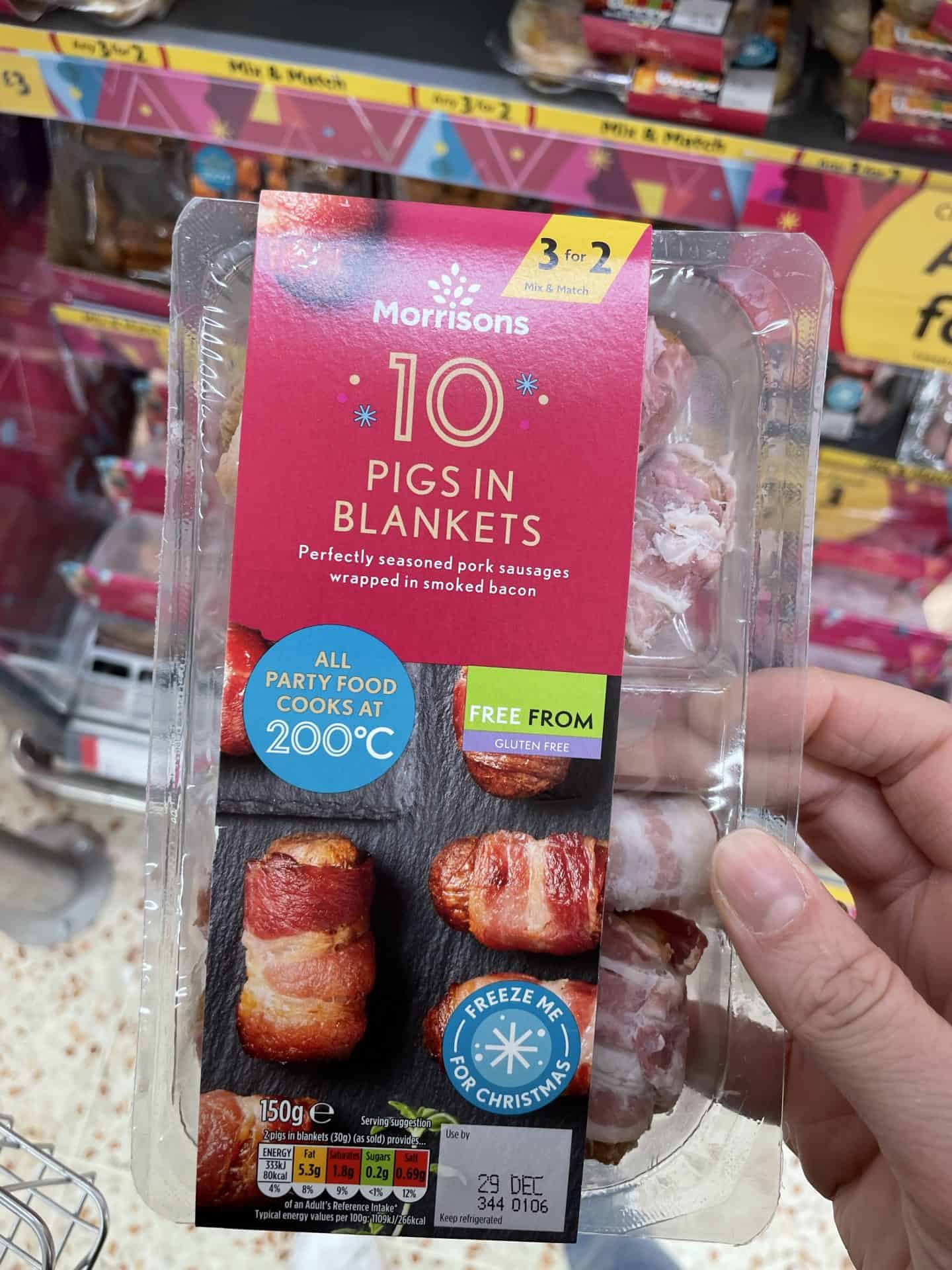 morrisons gluten free party food