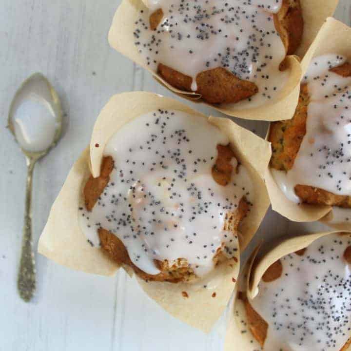 GLUTEN FREE LEMON AND POPPYSEED MUFFINS 70