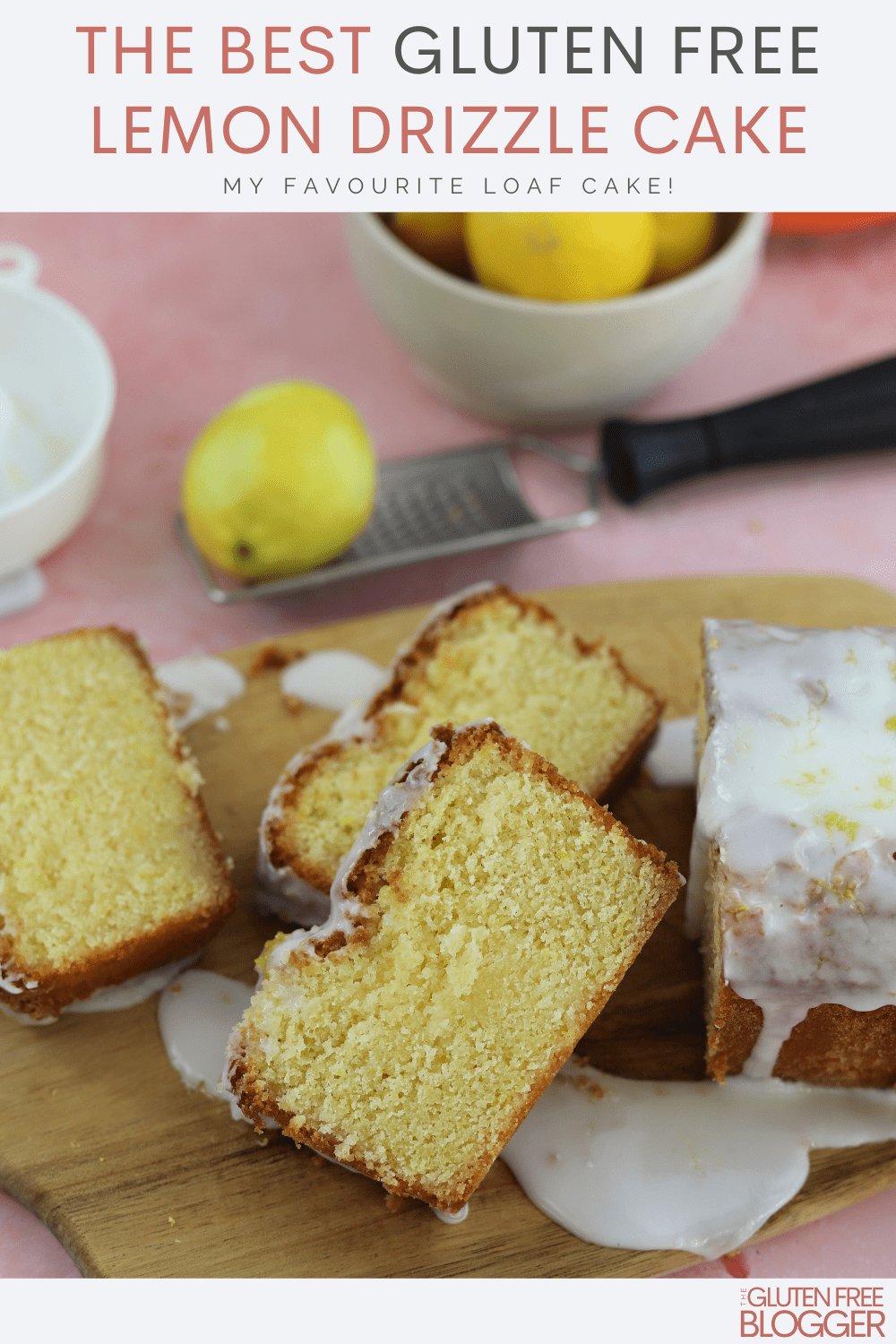 gluten free lemon drizzle cake