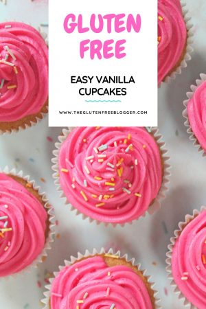 gluten free vanilla cupcake recipe easy cupcakes baking coeliac celiac buttercream frosting basics (1)