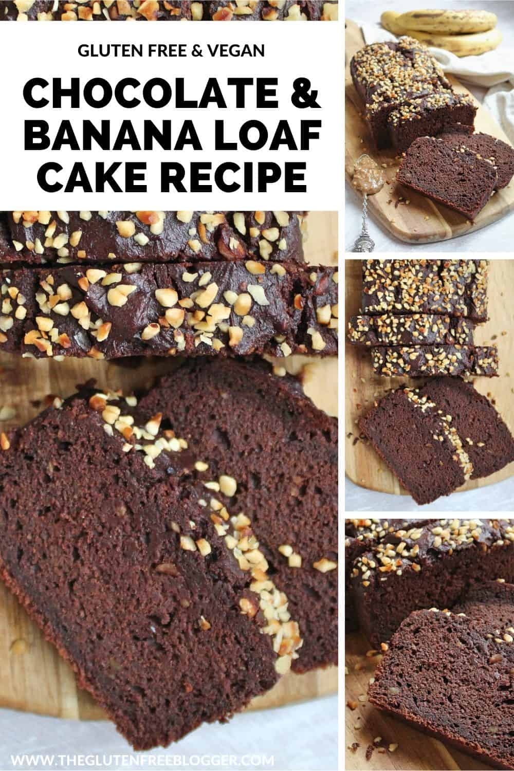 gluten free vegan chocolate and banana loaf cake recipe cake recipe easy gluten free loaf cake baking