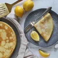 BEST gluten free pancake recipe easy crepe style