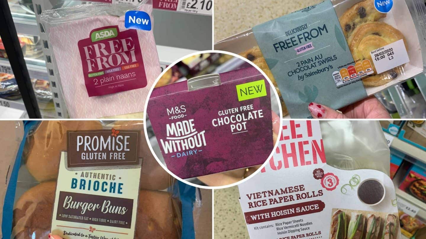 new gluten free products uk supermarkets feb 2020