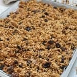 A tray of gluten free granola.